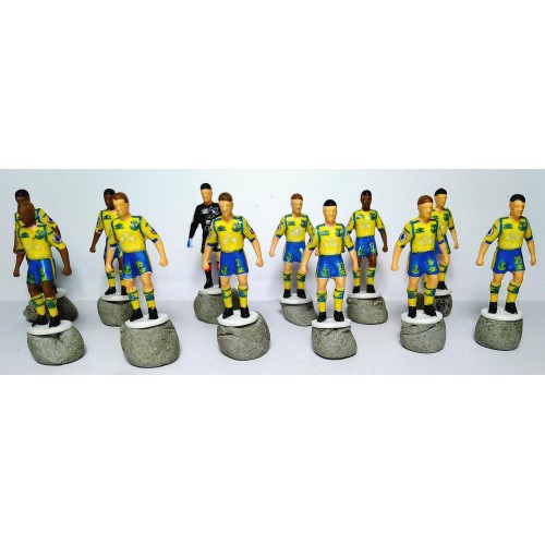 Subbuteo Andrew Table Soccer Everton 3rd kit 2016-17 no bases no box only 12 figures